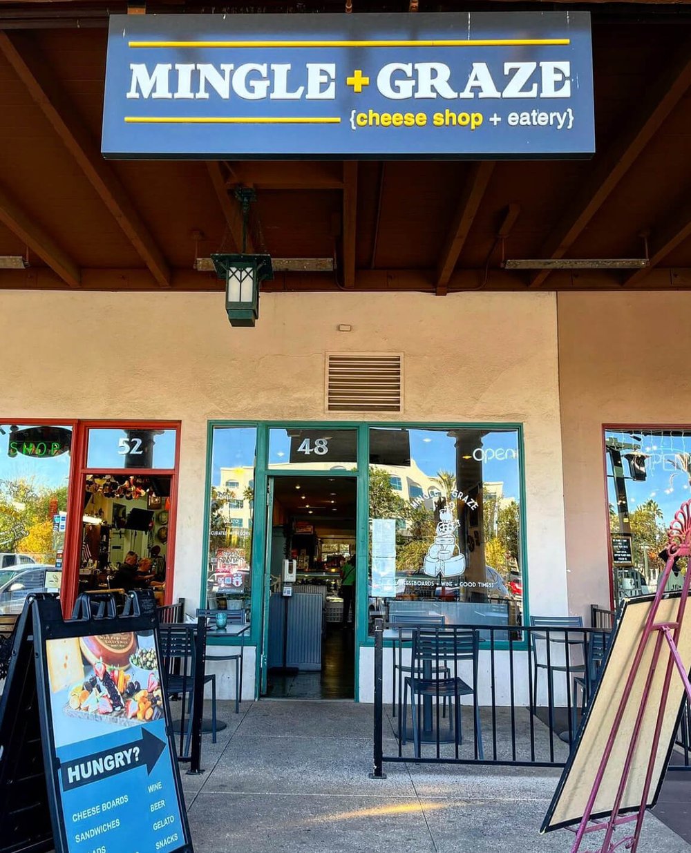 Mingle + Graze cheese shop and eatery
